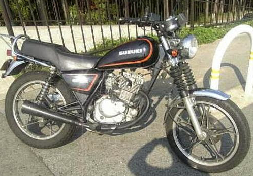 GN125のリアホイールを18インチ化した時の画像 | バイク・アウトドア